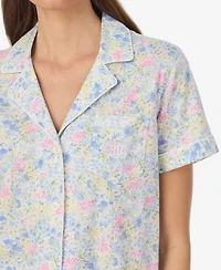 Lauren Ralph Women's Short-Sleeve Top and Bermuda Shorts, 2-Piece Set