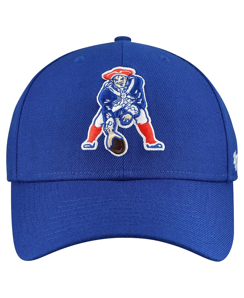 '47 Brand Men's Royal New England Patriots Mvp Adjustable Hat