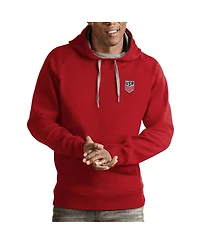 Antigua Men's Red Usmnt Victory Pullover Hoodie
