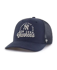 '47 Brand Men's Navy New York Yankees Pitstop Trucker Adjustable Hat