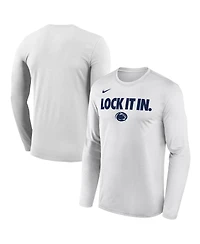 Nike Men's White Penn State Nittany Lions 2026 On-Court Bench Long Sleeve T-Shirt
