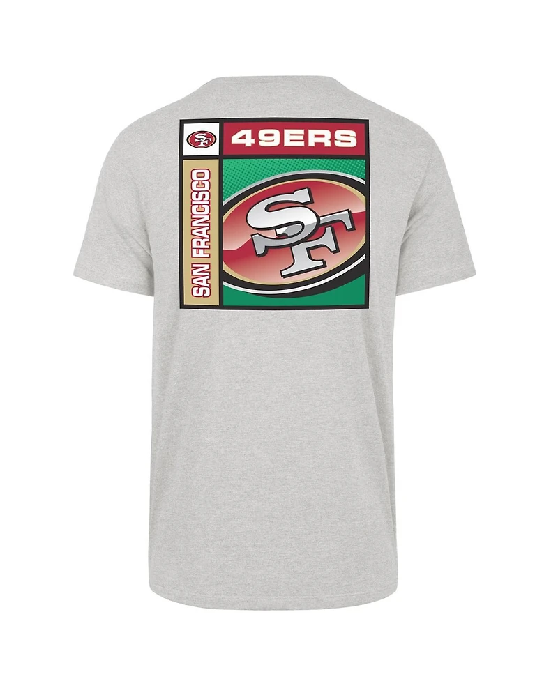 '47 Brand Men's Gray San Francisco 49ers Chrome Plate Franklin T-Shirt