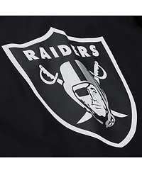 Mitchell & Ness Men's Black Las Vegas Raiders Coaches Full-Snap Hooded Windbreaker Jacket