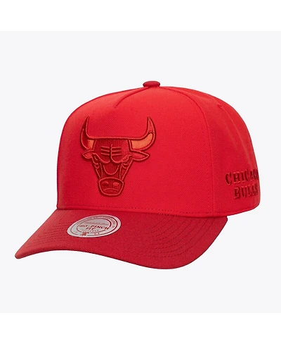 Mitchell & Ness Men's Red Chicago Bulls Legendary Home Pro Pinch Snapback Hat
