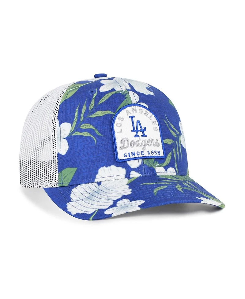 '47 Brand Men's Royal Los Angeles Dodgers Tei Beachside Adjustable Trucker Hat