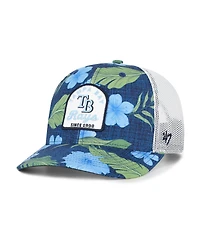 '47 Brand Men's Navy Tampa Bay Rays Tei Beachside Adjustable Trucker Hat