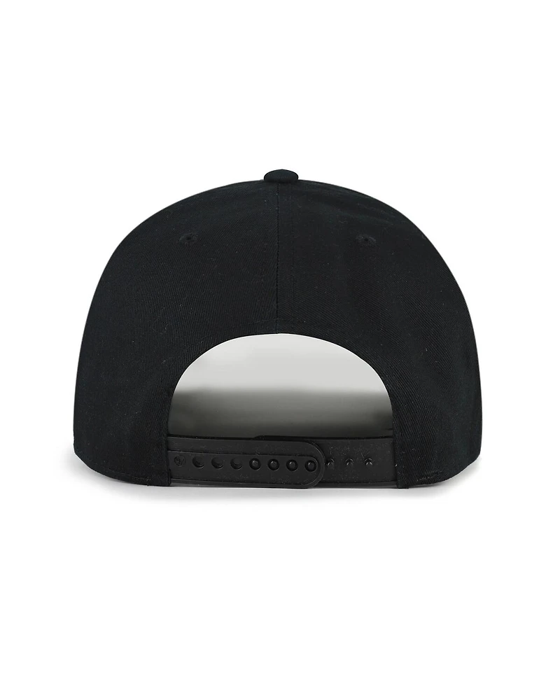 '47 Brand Men's Black/Brown San Francisco Giants Cooperstown Break Wood Suede Hitch Adjustable Hat