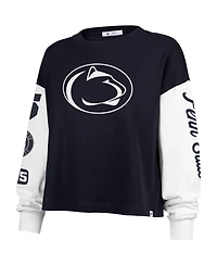 '47 Brand Women's Navy Penn State Nittany Lions Sydney Long Sleeve T-Shirt