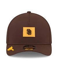 New Era Men's Brown San Diego Padres 2026 Clubhouse 9FORTY A-Frame Adjustable Hat