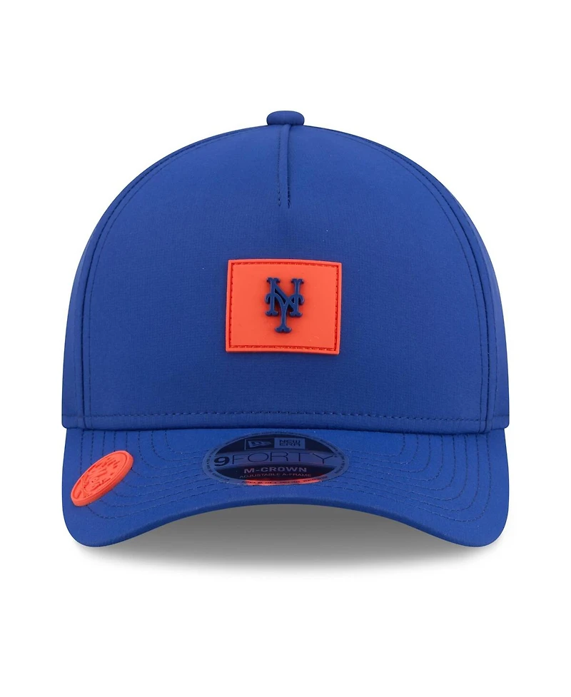 New Era Men's Royal New York Mets 2026 Clubhouse 9FORTY A-Frame Adjustable Hat