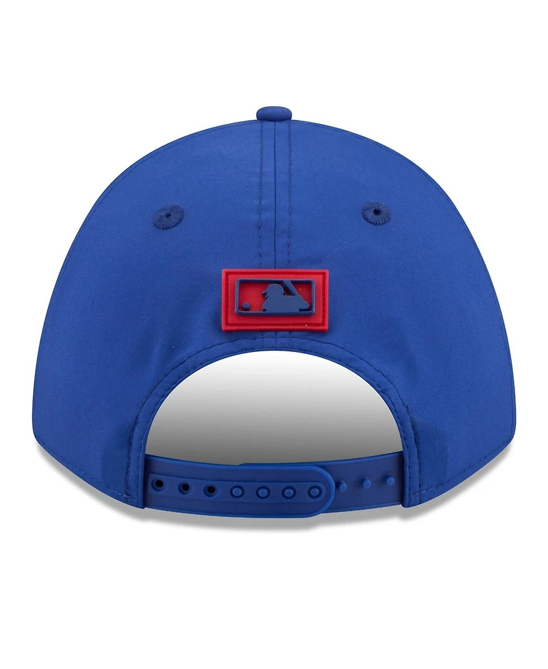 New Era Men's Royal Chicago Cubs 2026 Clubhouse 9FORTY A-Frame Adjustable Hat