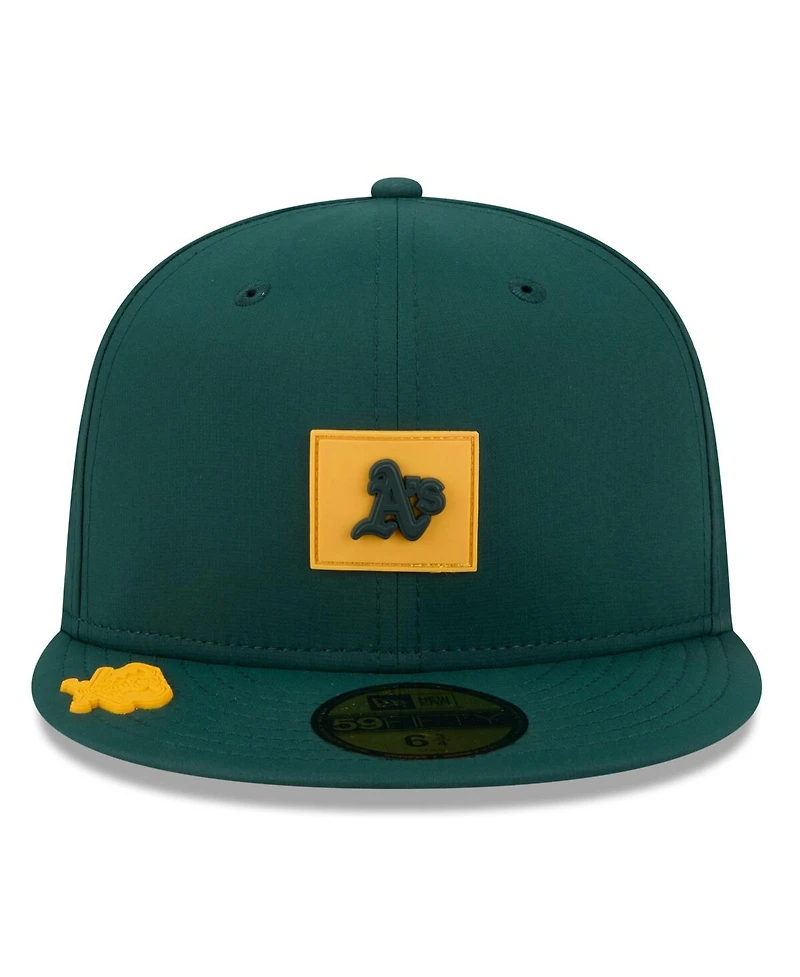 New Era Men's Green Athletics 2026 Clubhouse 59FIFTY Fitted Hat