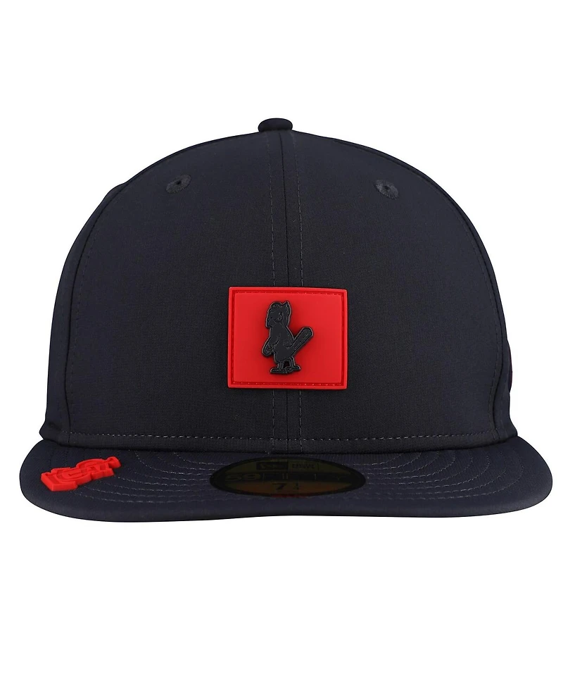 New Era Men's Navy St. Louis Cardinals 2026 Clubhouse Alternate 59FIFTY Fitted Hat