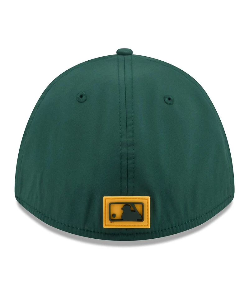 New Era Men's Green Athletics 2026 Clubhouse M-Crown 39THIRTY Flex Hat