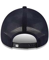 New Era Men's Navy New York Yankees 2026 Batting Practice Apex 9FORTY Adjustable Trucker Hat