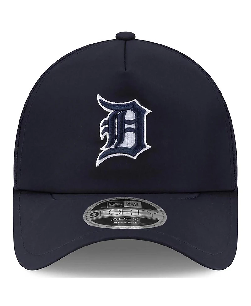 New Era Men's Navy Detroit Tigers 2026 Batting Practice Apex 9FORTY Adjustable Trucker Hat