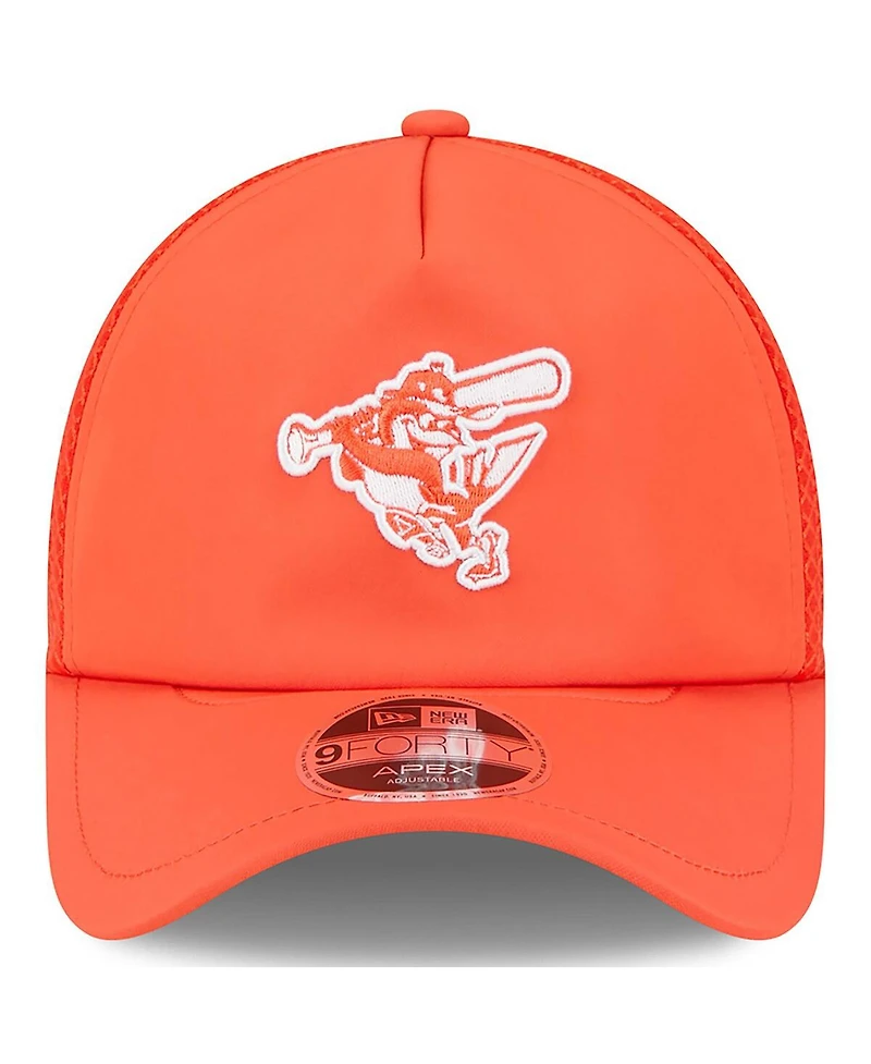 New Era Men's Orange Baltimore Orioles 2026 Batting Practice Alternate Apex 9FORTY Adjustable Hat