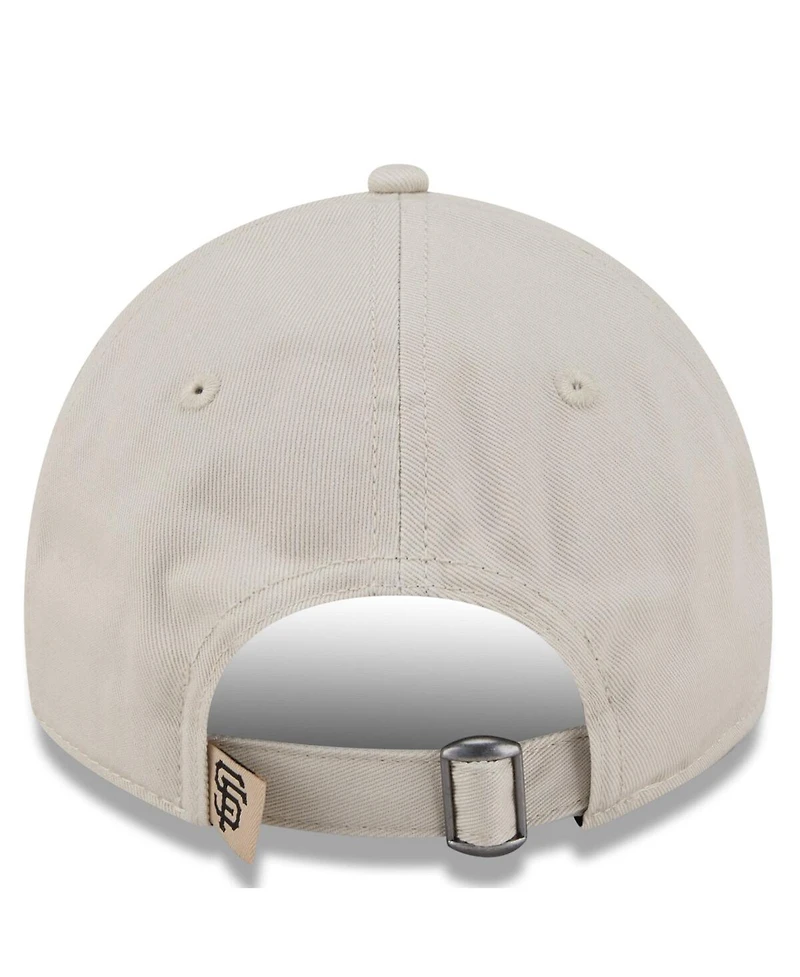 New Era Big Boys and Girls Stone/Black San Francisco Giants 2026 Spring Training Fan Pack Batter 9TWENTY Adjustable Hat