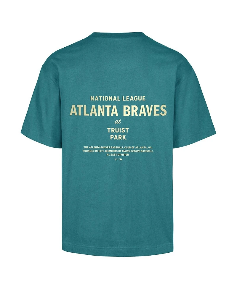 '47 Brand Men's Hunter Green Atlanta Braves Leon Foundation T-Shirt