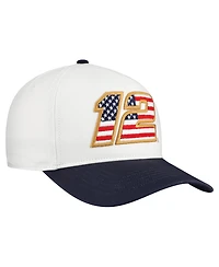 '47 Brand Men's White Ryan Blaney Flag Fill Two-Tone Team Adjustable Hitch Hat