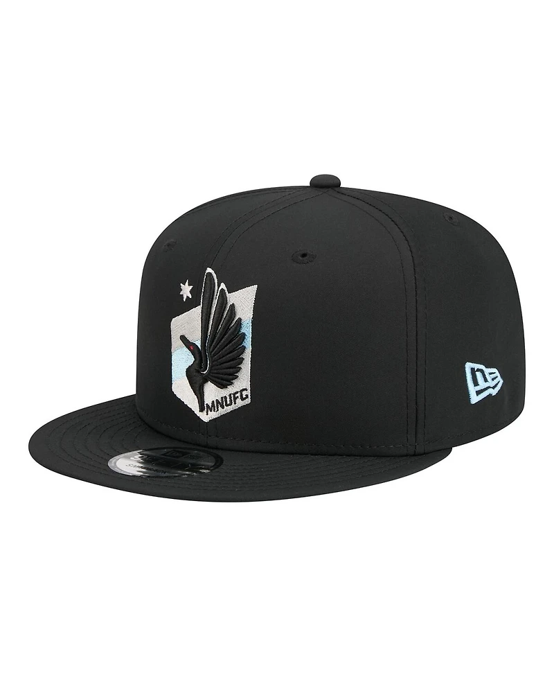 New Era Men's Black Minnesota United Fc 2026 Jersey Hook 9FIFTY Snapback Hat