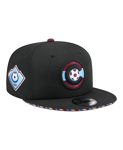 New Era Men's Black Colorado Rapids 2026 Jersey Hook 9FIFTY Snapback Hat