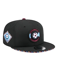 New Era Men's Black Colorado Rapids 2026 Jersey Hook 9FIFTY Snapback Hat
