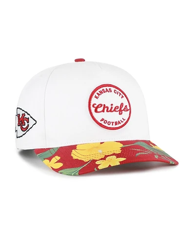 '47 Brand Men's White/Red Kansas City Chiefs Beach Side Hitch Adjustable Hat
