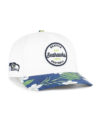 '47 Brand Men's White/College Navy Seattle Seahawks Beach Side Hitch Adjustable Hat