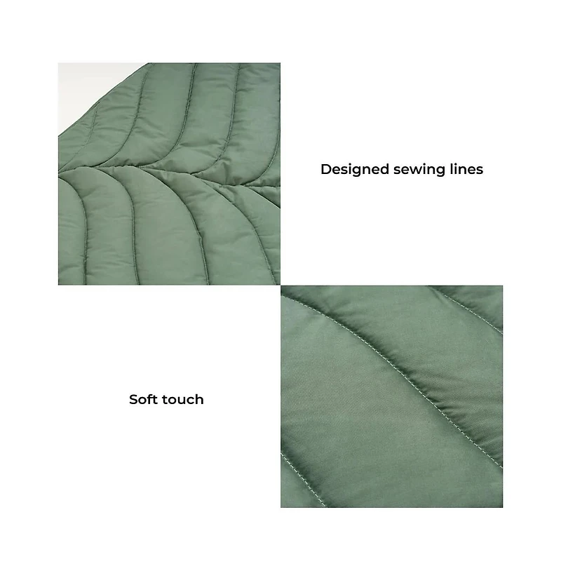 FunnyFuzzy Leaf Shape Pet Blanket