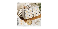 gaomon 6 Drawer Dresser for Bedroom, Wide Dresser, Boho Chest of Drawers, Wooden Chest with Clothes Storage Cabinet