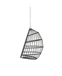 Streamdale Furniture Outdoor Garden Rattan Egg Swing Chair Hanging Chair Wood