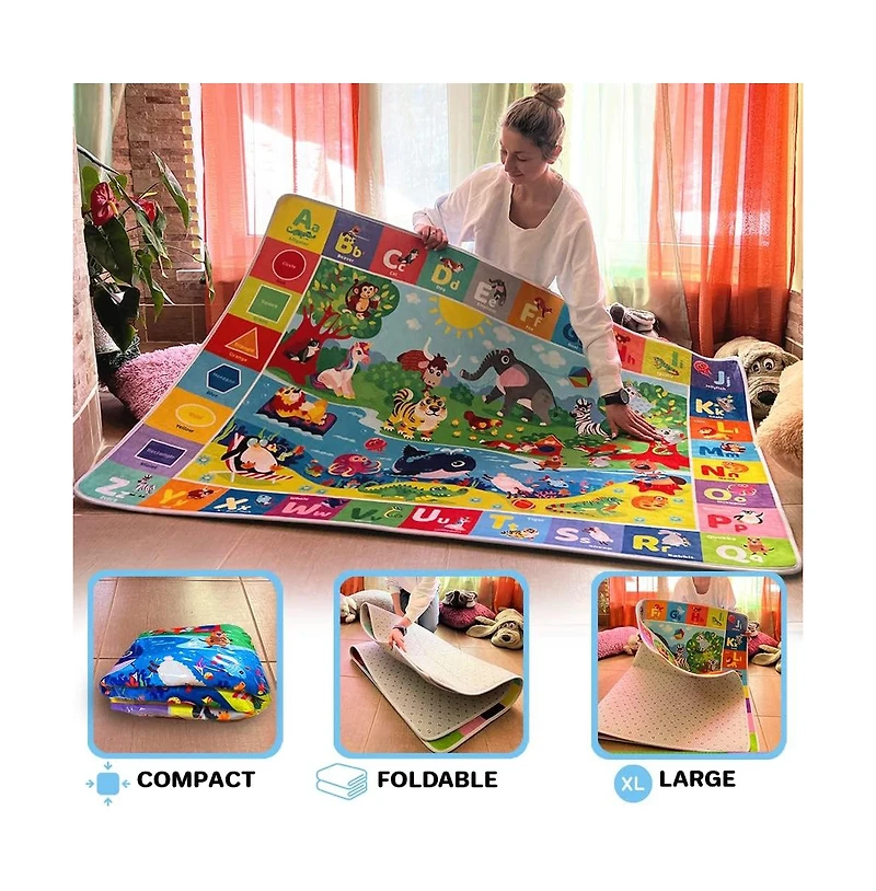 Quokka Super Soft Plush Surface Abc Playmat for Kids Toddlers & Infants