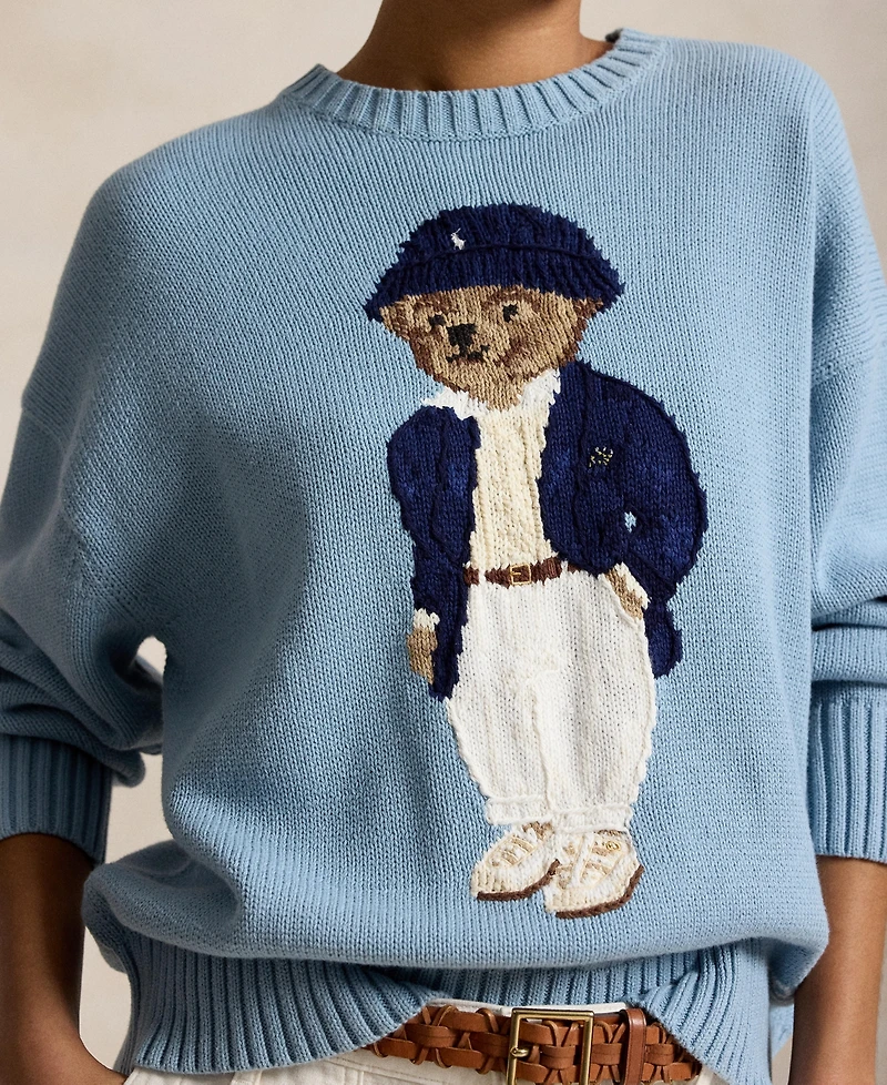 Polo Ralph Lauren Women's Bear Oversized Crewneck Sweater