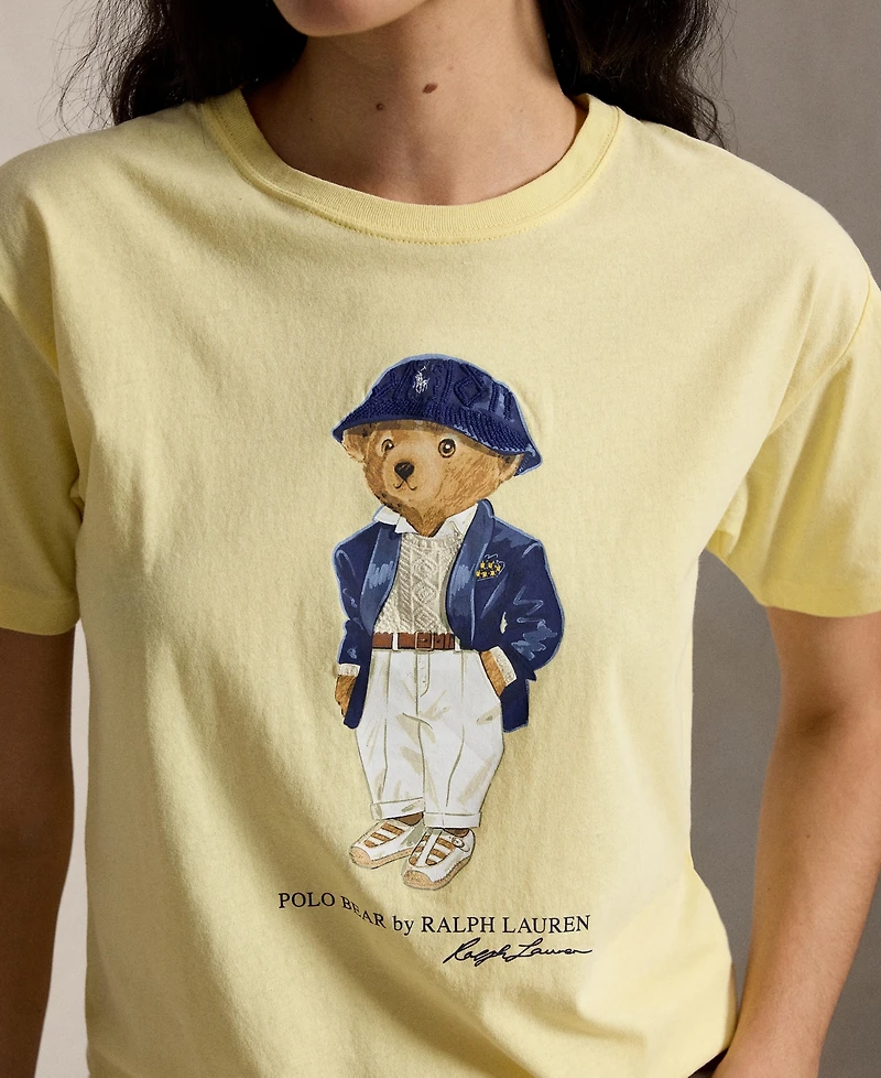 Polo Ralph Lauren Women's Bear Print Crewneck T-Shirt