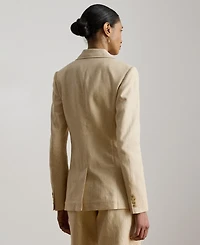 Lauren Ralph Women's Notch Lapel Collar Tweed Blazer