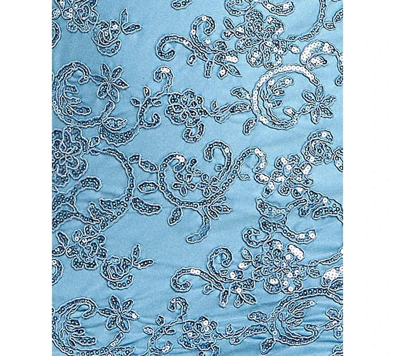 Seni & Cade Women's Sequin Corded Square Neck Mini Dress