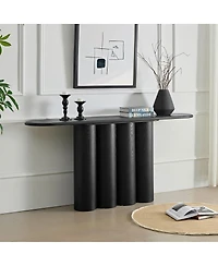 Streamdale Furniture Modern Console Table with Cylinder Legs