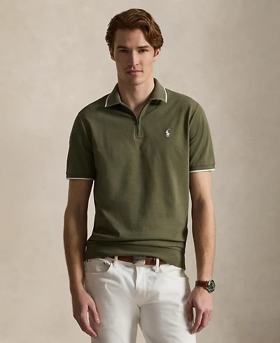Polo Ralph Lauren Men's Classic-Fit Stretch Mesh Zip Shirt
