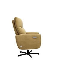 Streamdale Furniture Electric Swivel Recliner Usb ,Type-c, Velvet Accent Chair