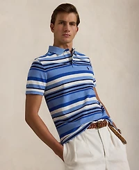 Polo Ralph Lauren Men's Custom Slim-Fit Striped Mesh Shirt