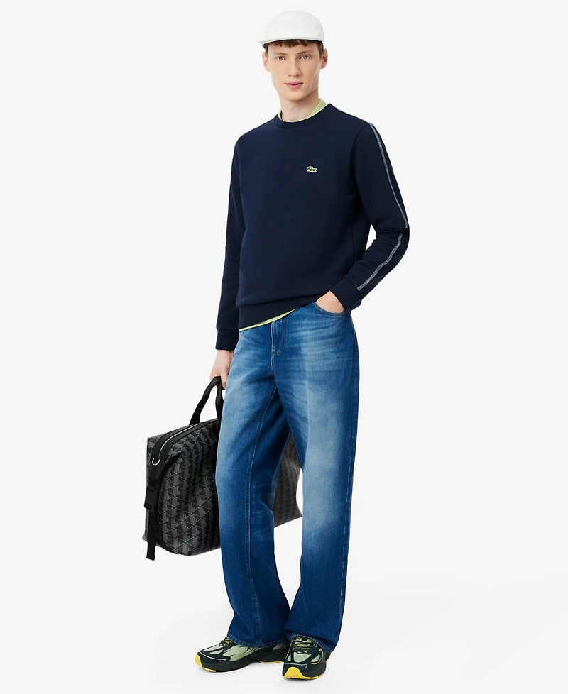 Lacoste Men's Long-Sleeve Fleece Sweatshirt