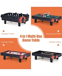 Slickblue Combo Game Table 4 1 with Billiards Set