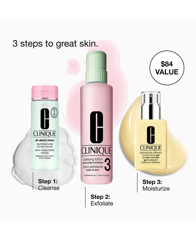 Clinique 3-Pc. Healthy Skin 3-Step System Set