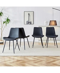 Streamdale Furniture Faux Leather Dining Chairs