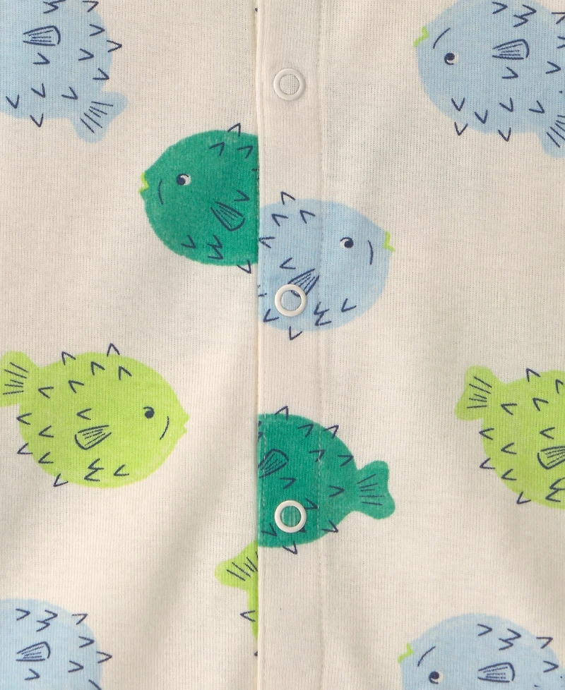 Carter's Baby Boys' Cotton Short-Sleeve Romper