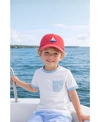 Bits & Bows Baby Boys Sailboat Baseball Hat