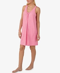 Ellen Tracy Women's Sleeveless V-Neck Short Chemise