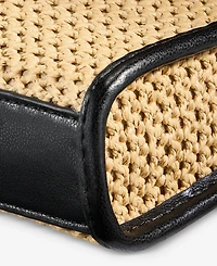 I.n.c. International Concepts Tollaan Micro Straw Crossbody Handbag, Macy's Exclusive