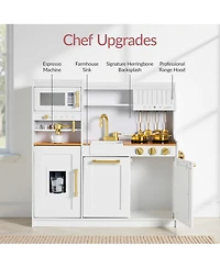 Best Choice Products Pretend Play Kitchen with Espresso Machine